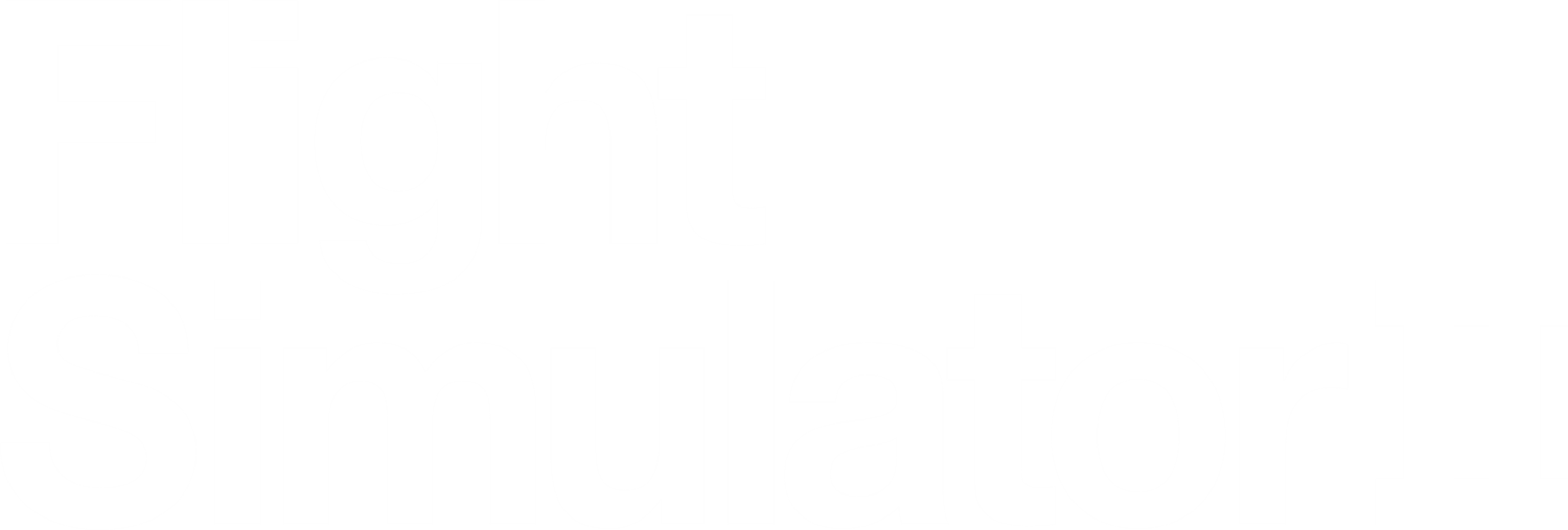 Flight Simulator II logo for Commodore 64